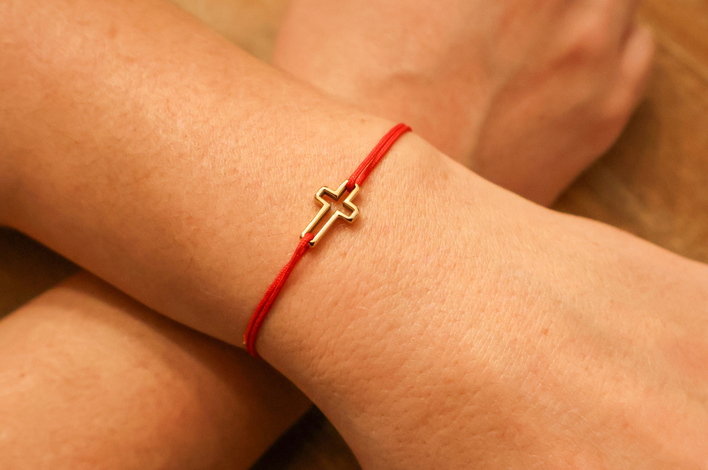 Cross Cord Bracelet