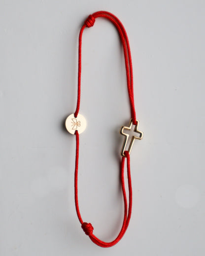 Cross Cord Bracelet