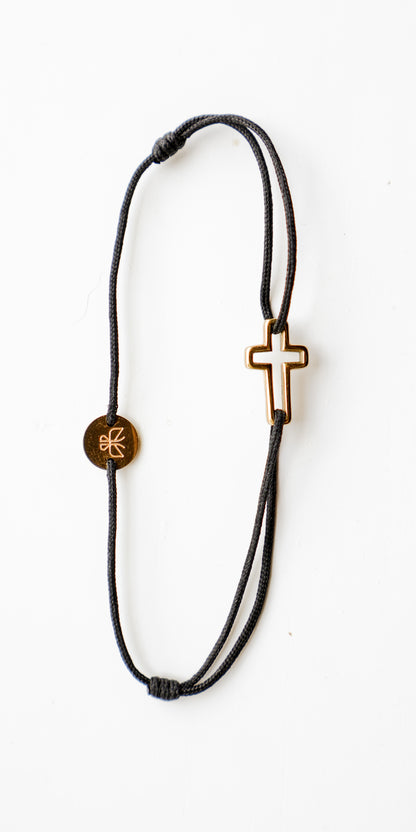 Cross Cord Bracelet