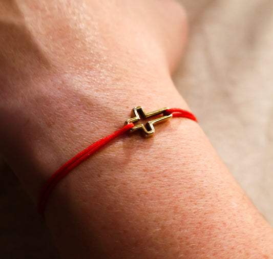 Cross Cord Bracelet