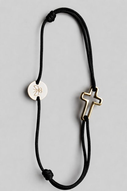 Cross Cord Bracelet